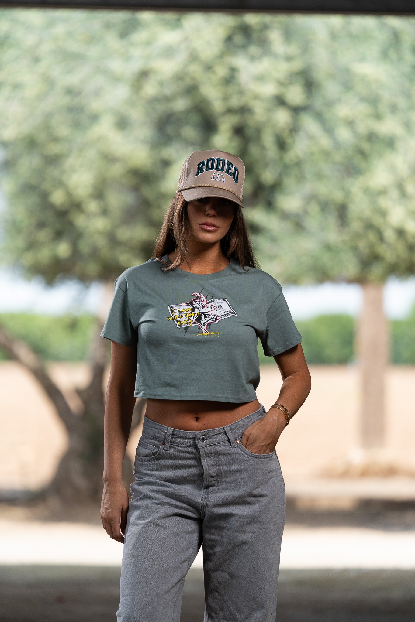 I Love When They Buck (Crop)