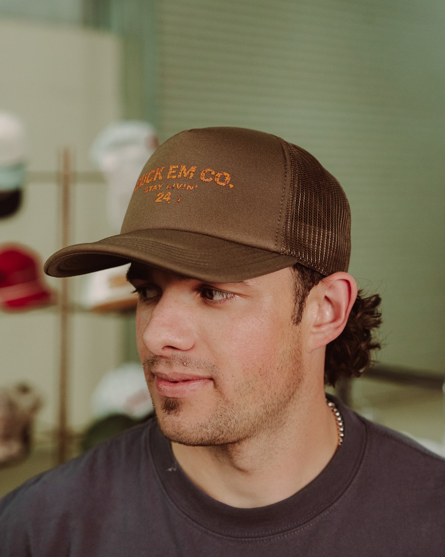 Stay Livin' - Brown Foam Cap