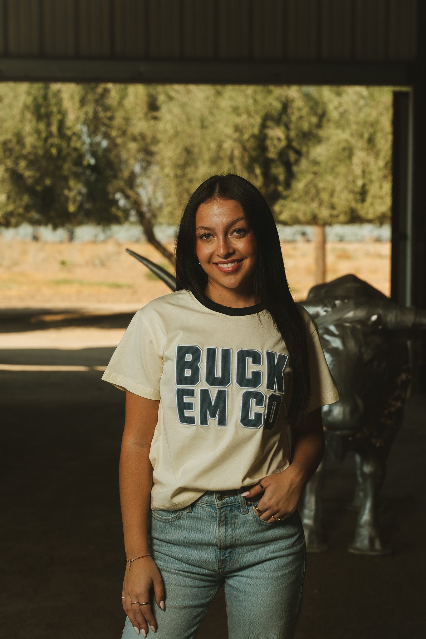 Corduroy Patch Tee (Women's Fit)
