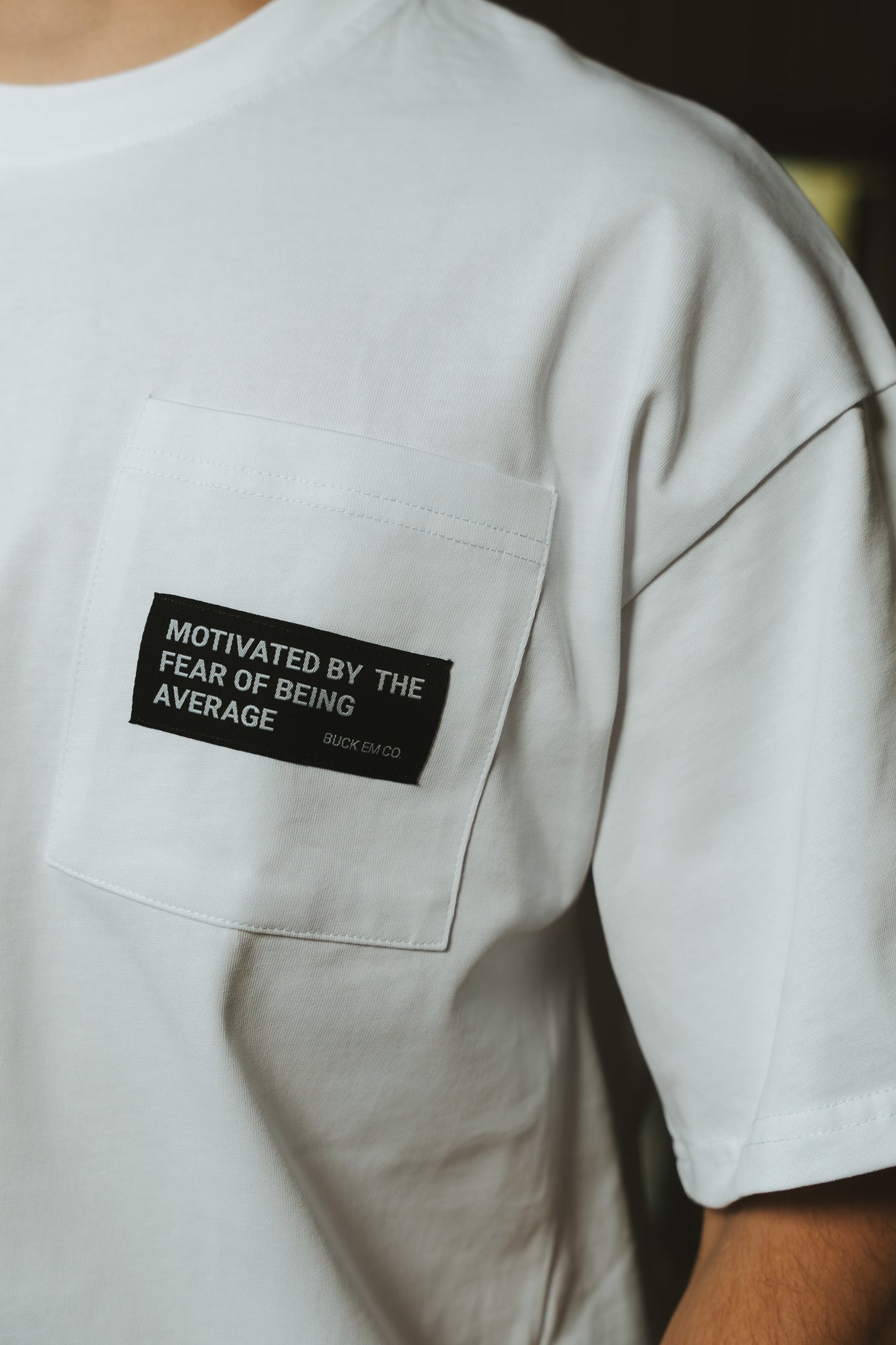 White Pocket Tee