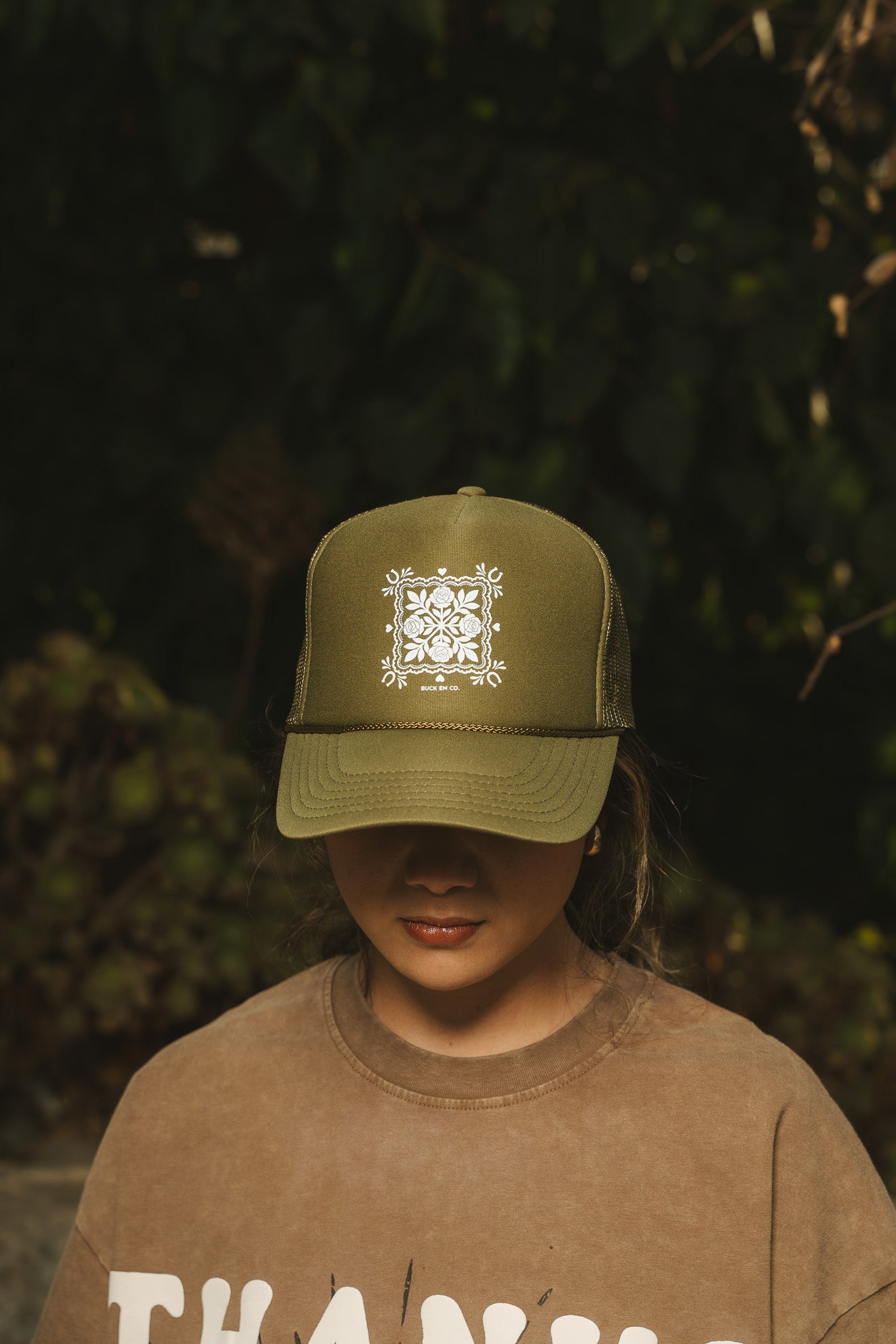 Hai's HYN Quilt (Foam Trucker - Olive)