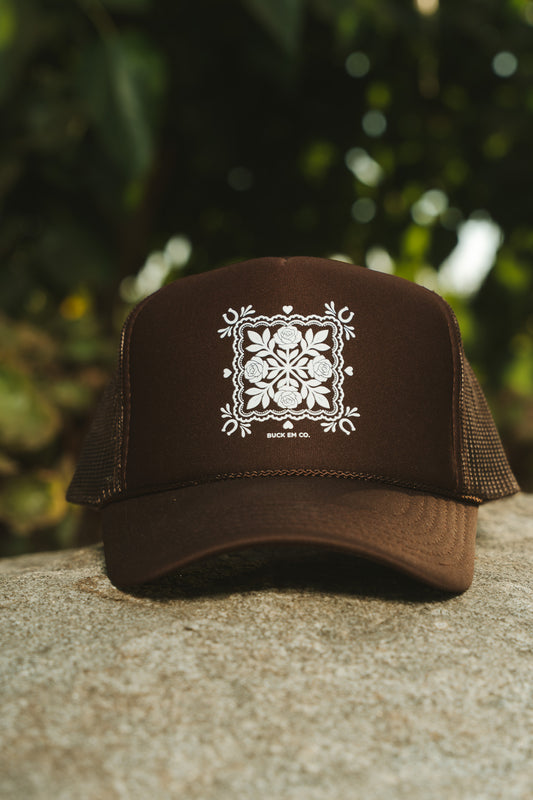 Hai's HYN Quilt (Foam Trucker - Brown)