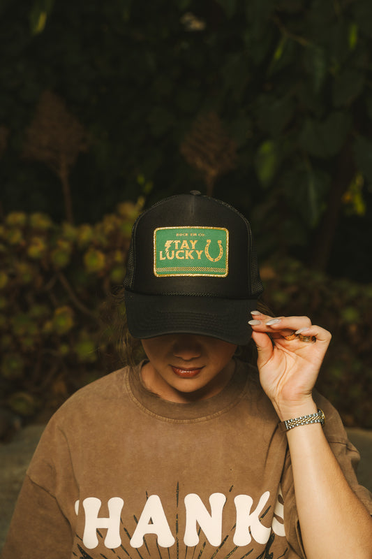 Stay Lucky (Black Foam Cap)