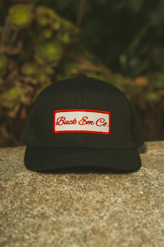 Buck Em Script (Classic Fit - Black Mesh Cap)