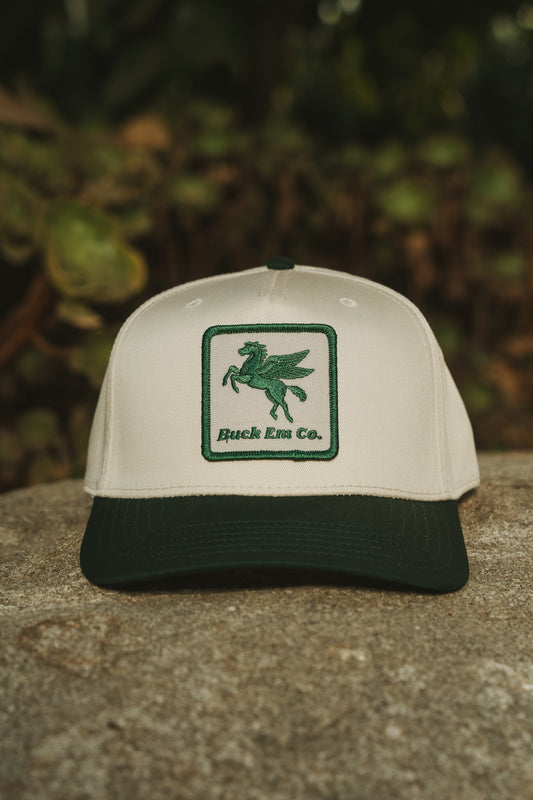 Pegasus Patch (Green/Natural Trucker Cap)