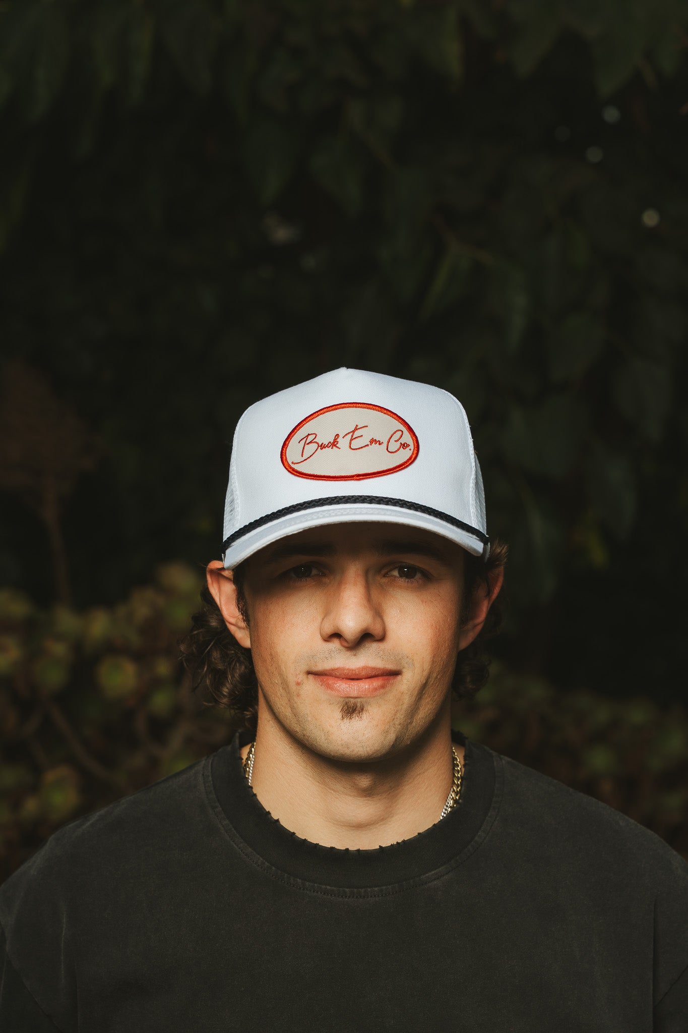 Buck Em Name Tag (White Trucker Cap)