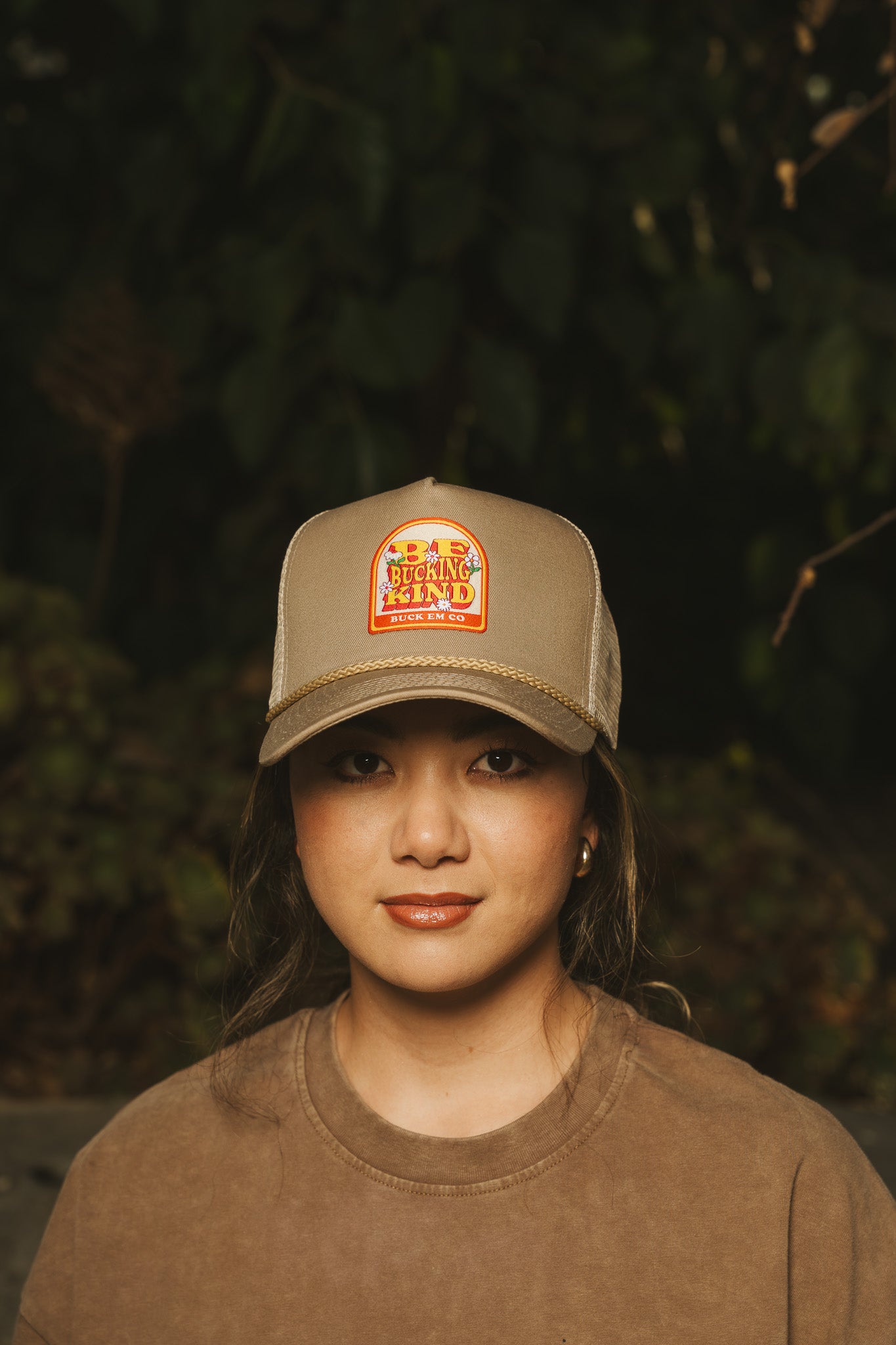 Be Bucking Kind (Khaki Trucker Cap)