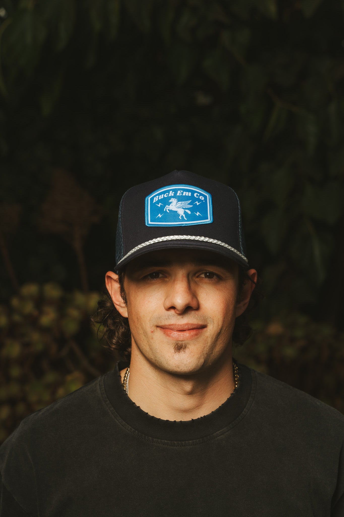 Buck Em Bolt (Navy Trucker Cap)