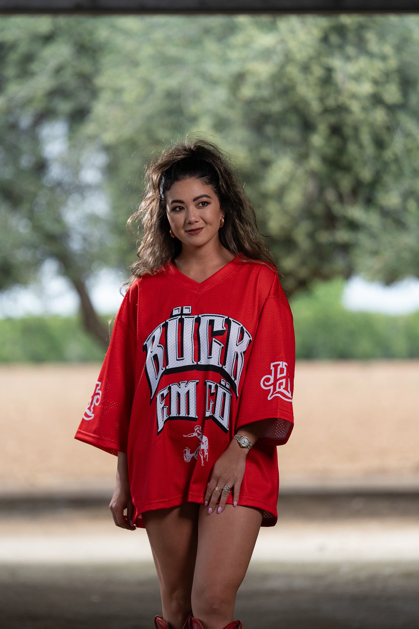 Buck Em Jersey (Red)