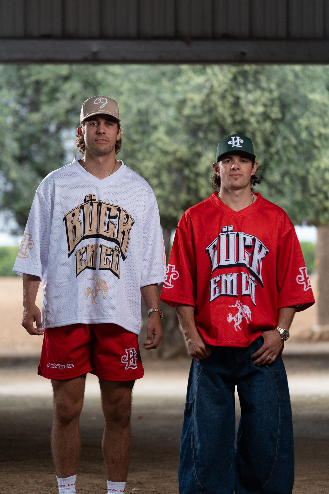 Buck Em Jersey (White)