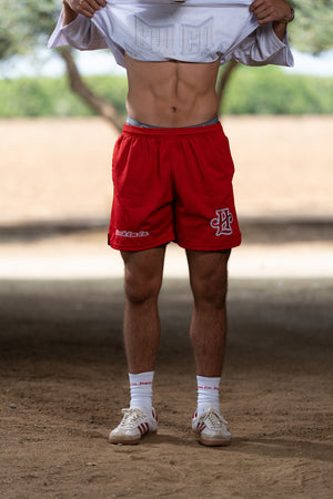 Buck Em Mesh Shorts (Red)