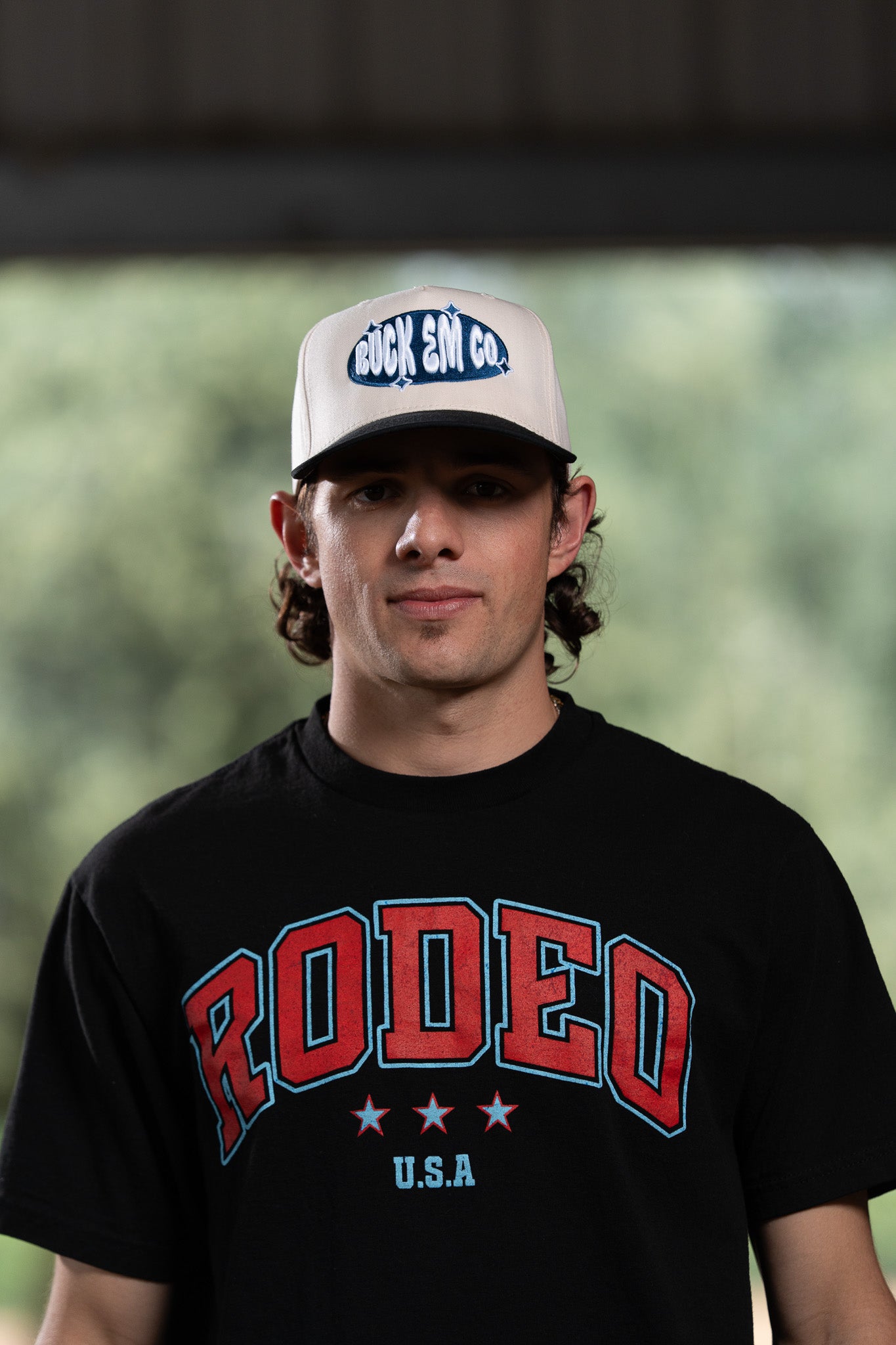 Buck Em Bubble Cap (Natural/Black)