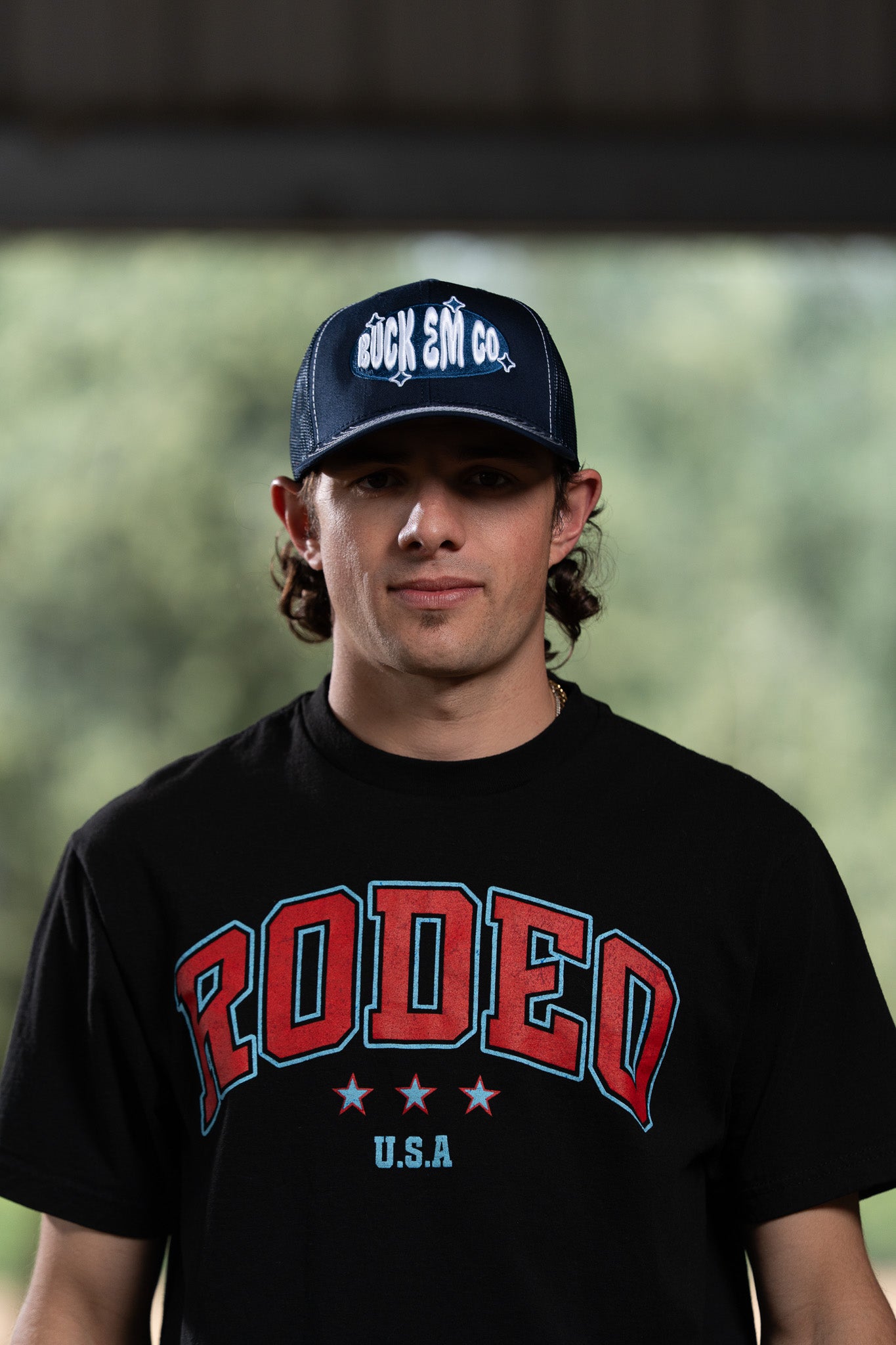 Buck Em Bubble Cap (Classis Style Navy)