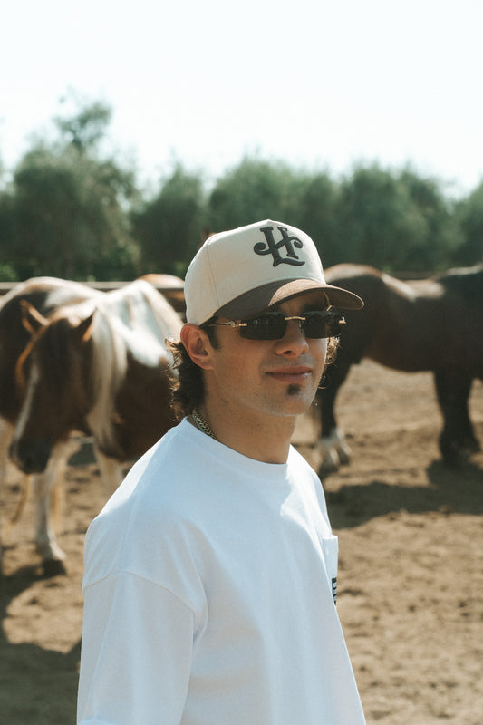 LH (Brown/Tan Corduroy Cap)