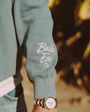 GRATEFUL COWBOY (Embroidered - Faded Blue Crew)