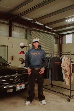 Stay Livin' - Acid Wash Hoodie