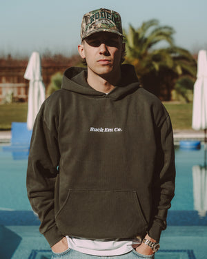 BUCK EM CO HOODIE (Embroidered Logo)