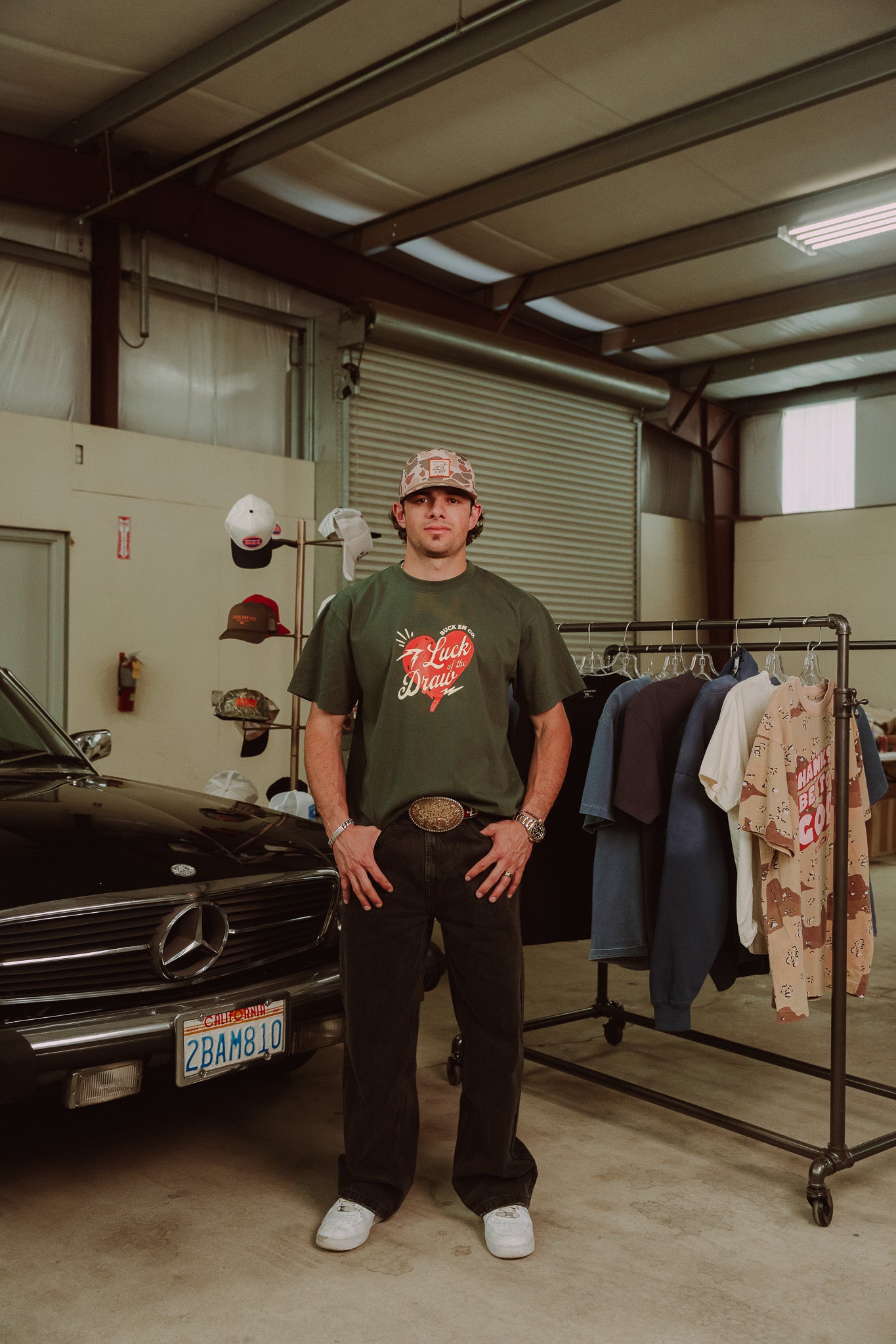 Luck of the Draw - Forest Green Tee