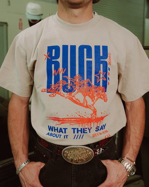 Buck What They Say - Tan Tee
