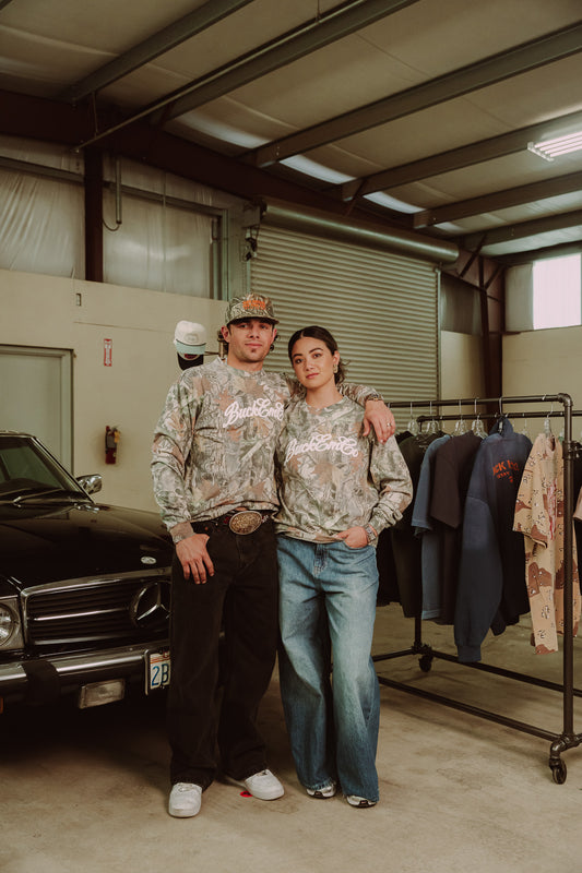 Buck Em Puff - Camo Long Sleeve