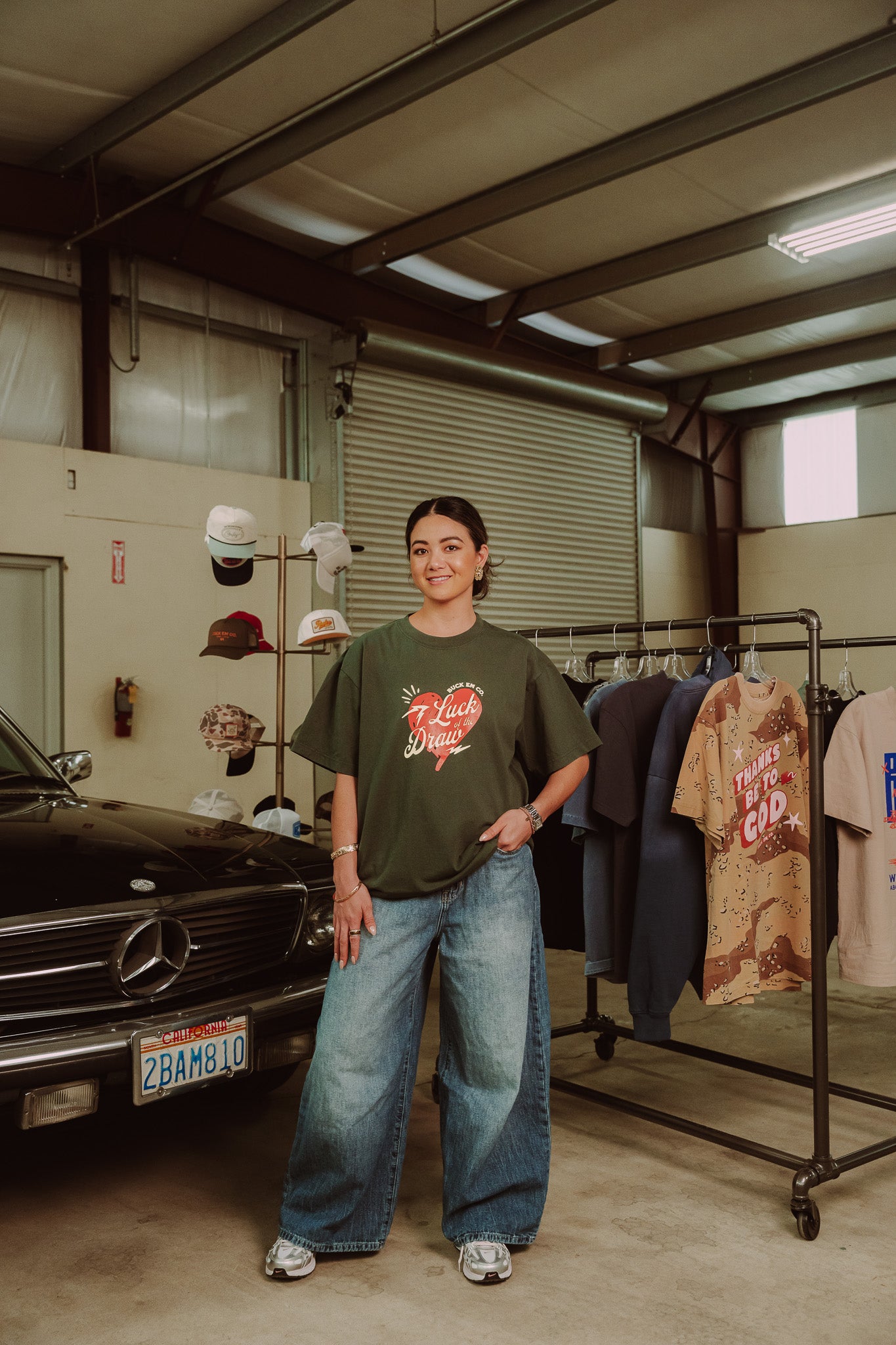 Luck of the Draw - Forest Green Tee