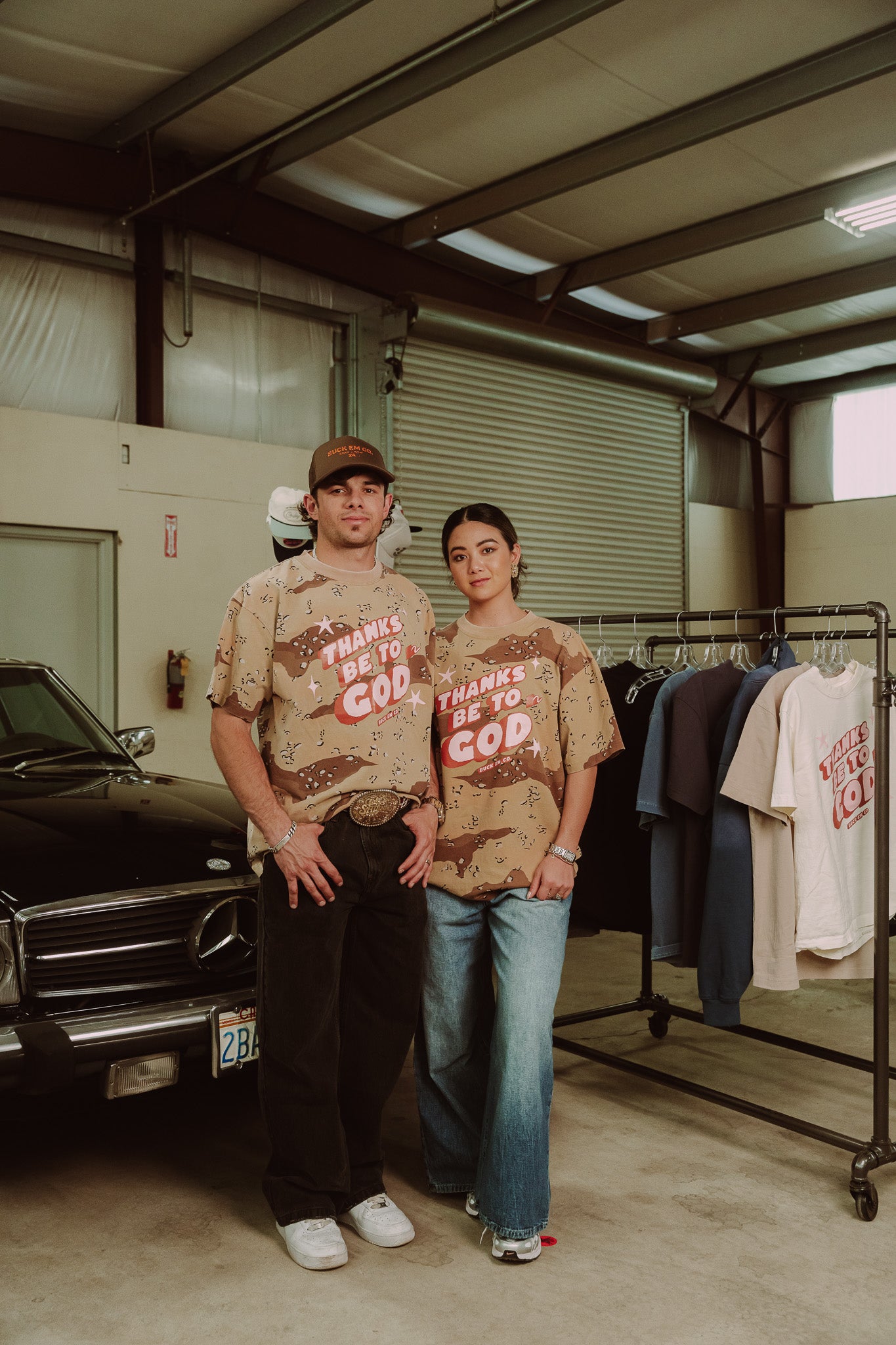 Thanks Be To God - Desert Camo Tee