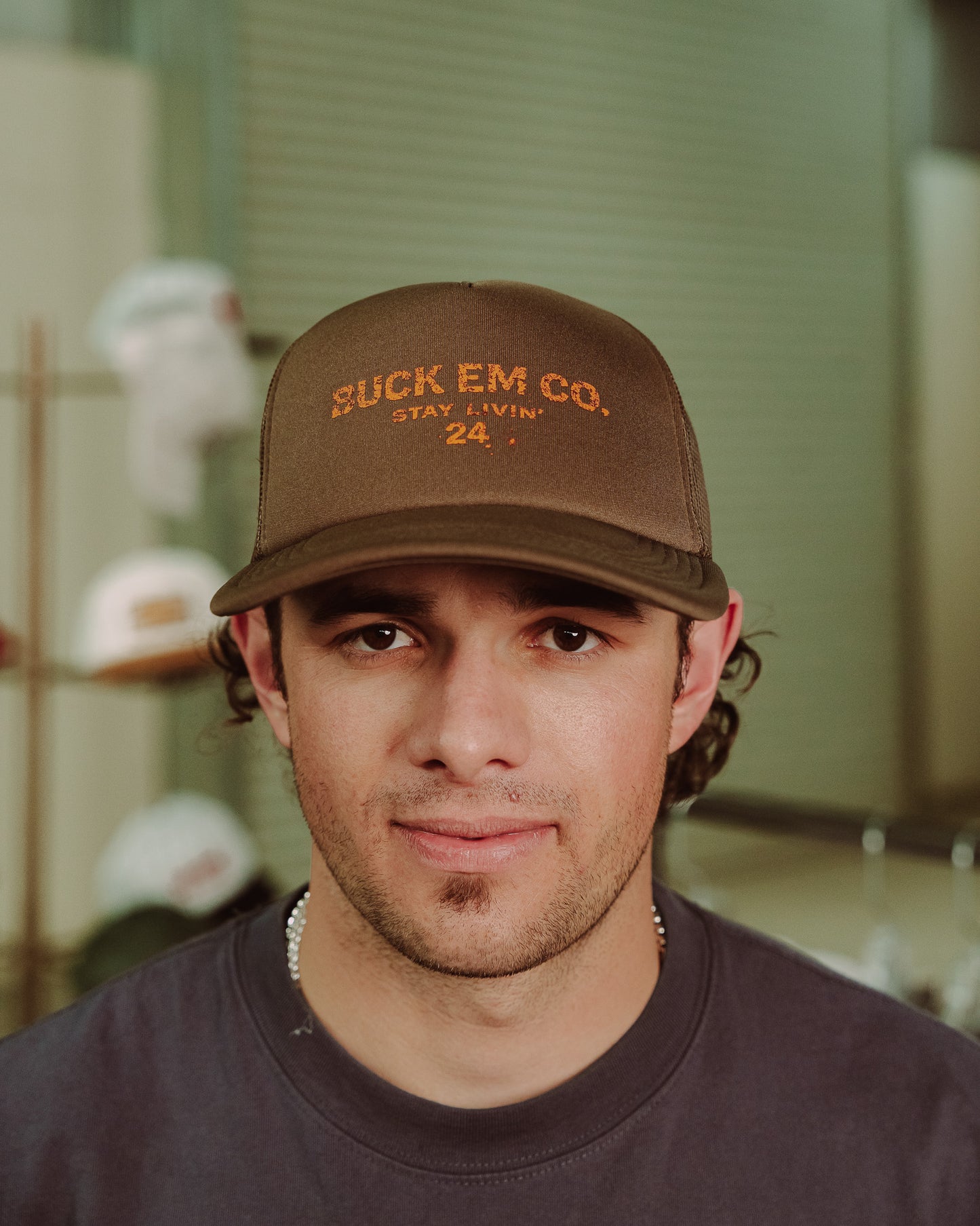 Stay Livin' - Brown Foam Cap