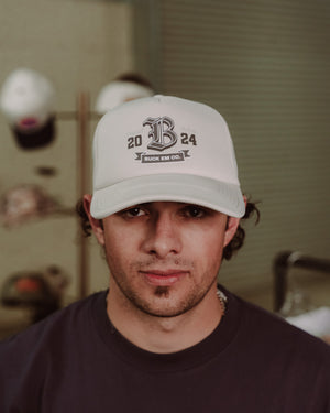 Buck Em Varsity - Foam Cap (Bone)