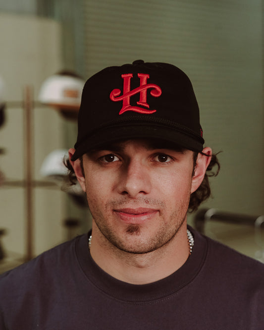 LH - Low Crown Black Cap