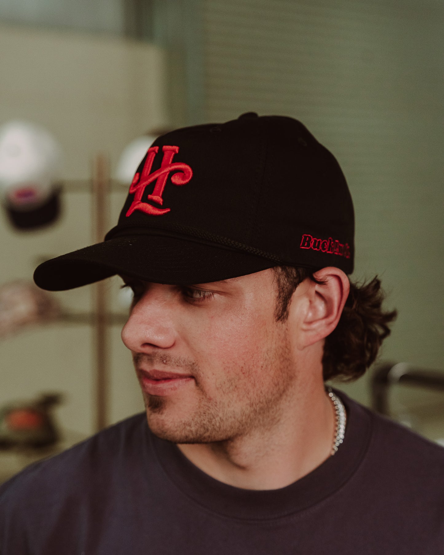LH - Low Crown Black Cap