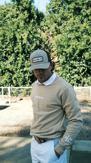 BUCK EM CO CREW (Embroidered - Tan)