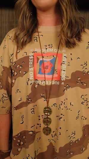 Just Bless Hibiscus Camo T-Shirt