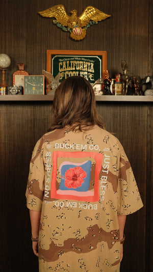 Just Bless Hibiscus Camo T-Shirt
