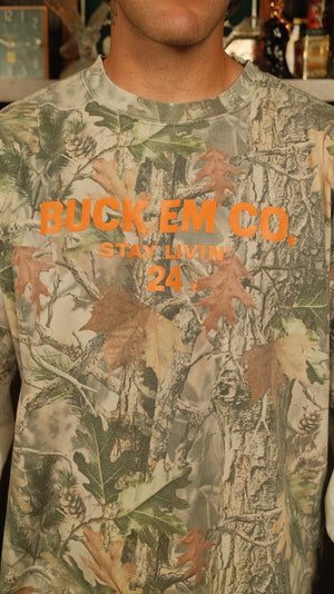 Stay Livin' Camo Layered Long Sleeve