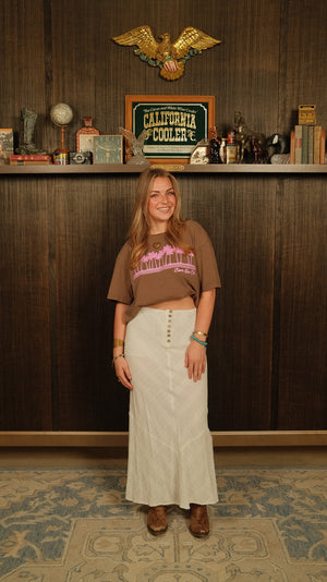The Pink Palm Tee