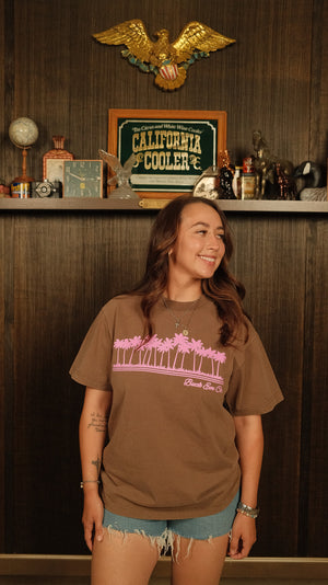 The Pink Palm Tee