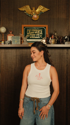Viva La Vida (Crop Ribbed Tank)