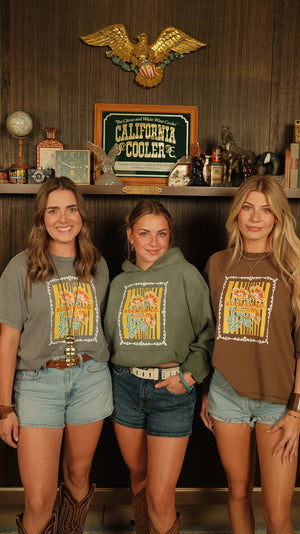 CA Poppy (Brown Women's Tee)