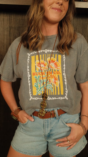 CA Poppy (Mineral Wash Tee)