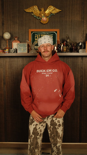 The Painter (Faded Red Hoodie)