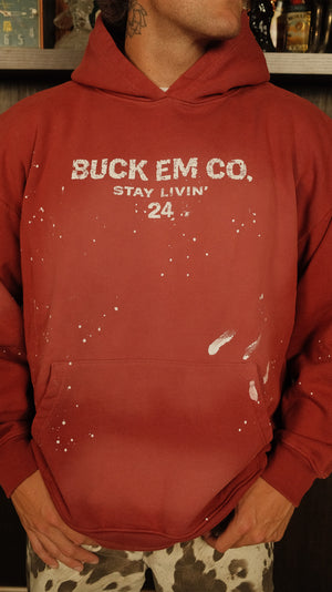 The Painter (Faded Red Hoodie)