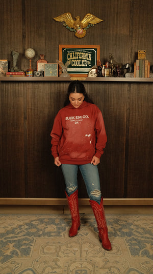 The Painter (Faded Red Hoodie)