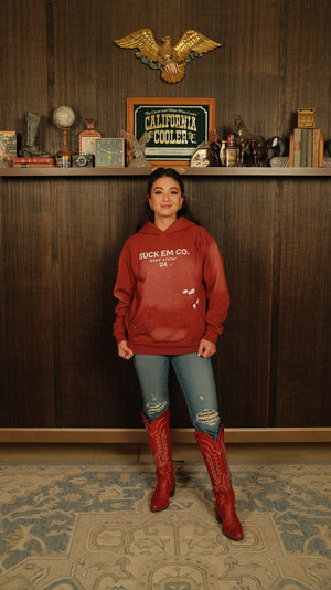 The Painter (Faded Red Hoodie)