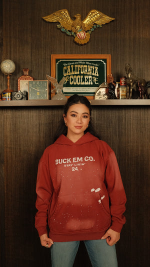 The Painter (Faded Red Hoodie)