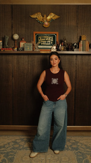 Lucky Quilt Ribbed Tank