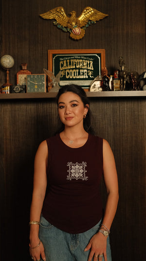 Lucky Quilt Ribbed Tank