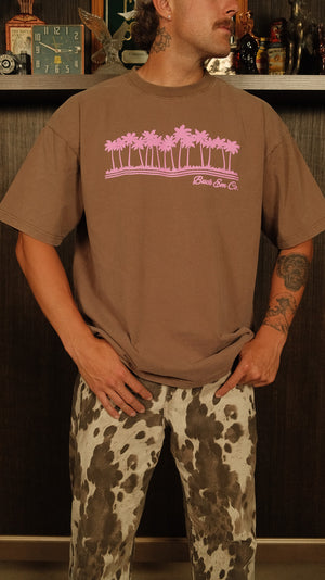 The Pink Palm Tee