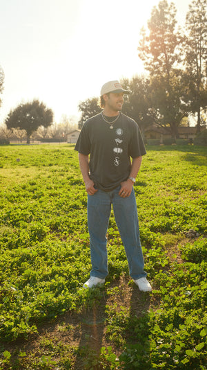 Champs Keep Going - Washed Black Boxy Tee