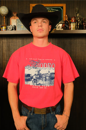 Rodeo Tour Tee (Faded Red)