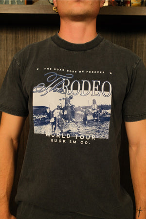 Rodeo Tour Tee (Faded Black)